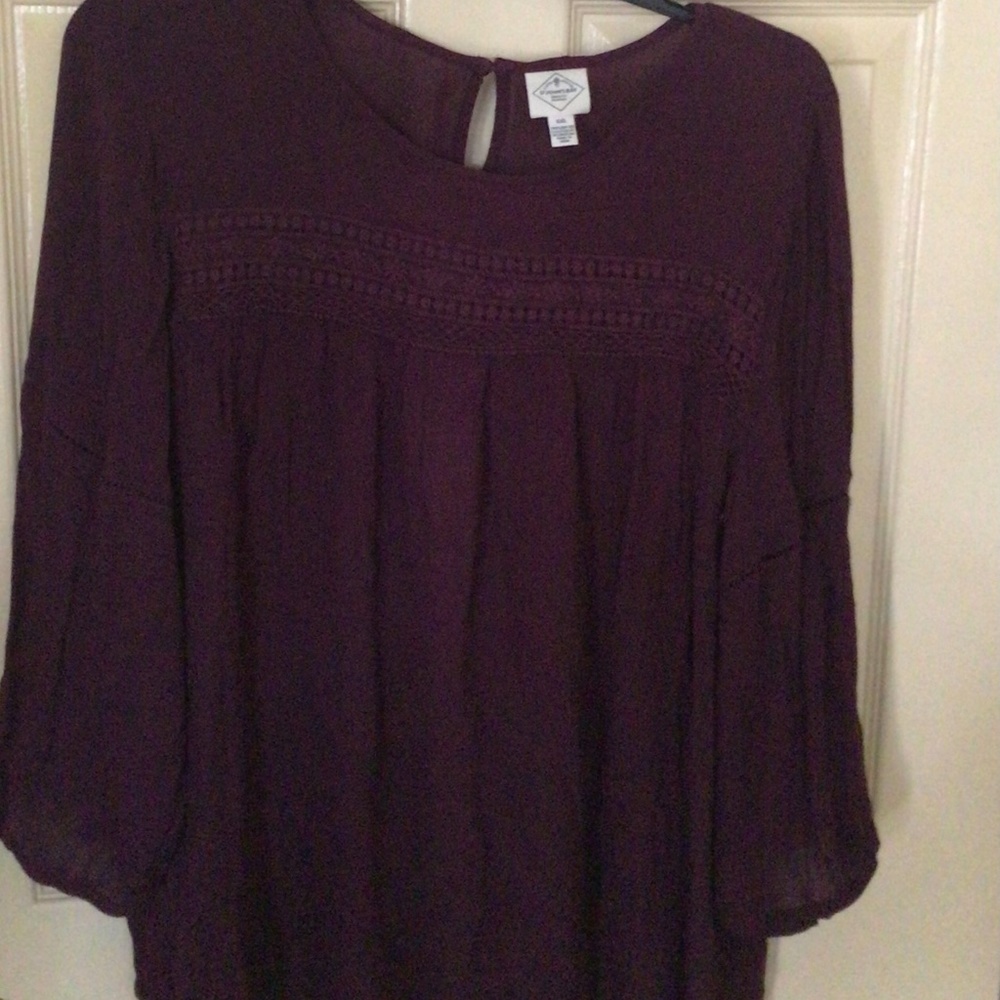 Maroon blouse size XXL